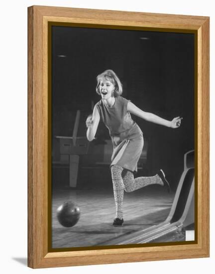 Model Wearing Bowling Costume by French Designer Nina Ricci-Yale Joel-Framed Premier Image Canvas