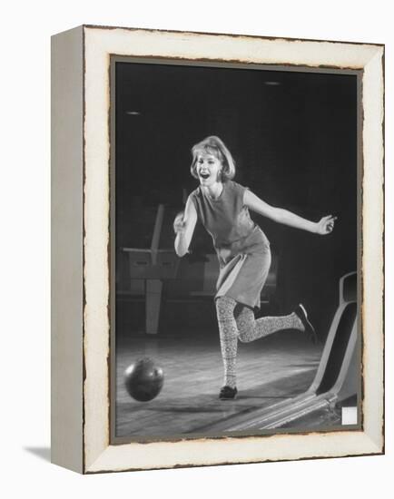 Model Wearing Bowling Costume by French Designer Nina Ricci-Yale Joel-Framed Premier Image Canvas