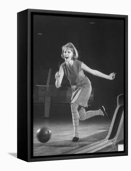 Model Wearing Bowling Costume by French Designer Nina Ricci-Yale Joel-Framed Premier Image Canvas