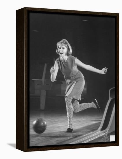 Model Wearing Bowling Costume by French Designer Nina Ricci-Yale Joel-Framed Premier Image Canvas