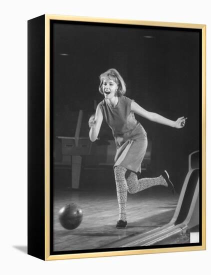 Model Wearing Bowling Costume by French Designer Nina Ricci-Yale Joel-Framed Premier Image Canvas