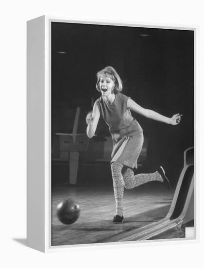 Model Wearing Bowling Costume by French Designer Nina Ricci-Yale Joel-Framed Premier Image Canvas