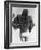 Model Wearing Fur Jacket over Bathing Suit During Walk on Miami's Beac-Alfred Eisenstaedt-Framed Photographic Print