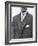 Model Wearing Proper Fashion Suit-Nat Farbman-Framed Photographic Print