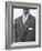 Model Wearing Proper Fashion Suit-Nat Farbman-Framed Photographic Print