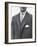 Model Wearing Proper Fashion Suit-Nat Farbman-Framed Photographic Print