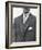 Model Wearing Proper Fashion Suit-Nat Farbman-Framed Photographic Print