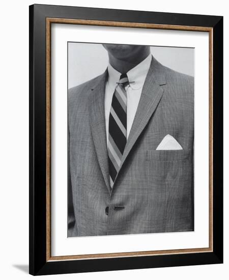 Model Wearing Proper Fashion Suit-Nat Farbman-Framed Photographic Print