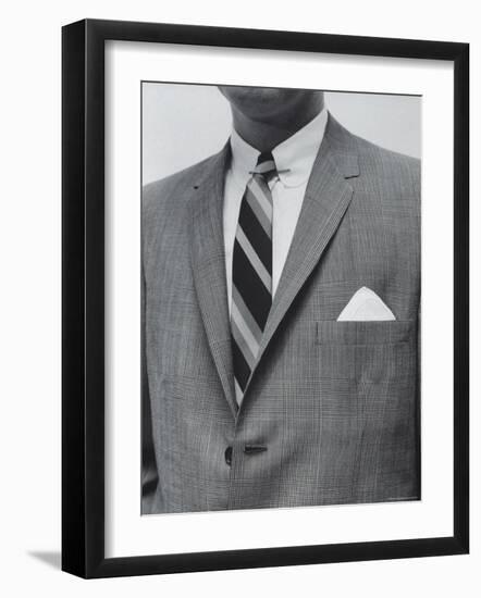 Model Wearing Proper Fashion Suit-Nat Farbman-Framed Photographic Print