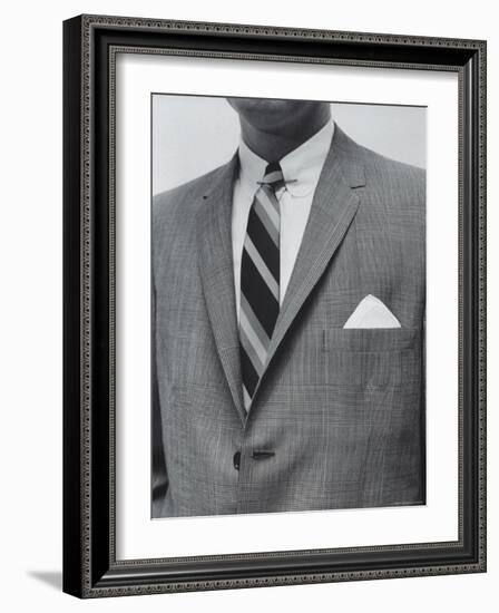 Model Wearing Proper Fashion Suit-Nat Farbman-Framed Photographic Print