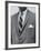 Model Wearing Proper Fashion Suit-Nat Farbman-Framed Photographic Print