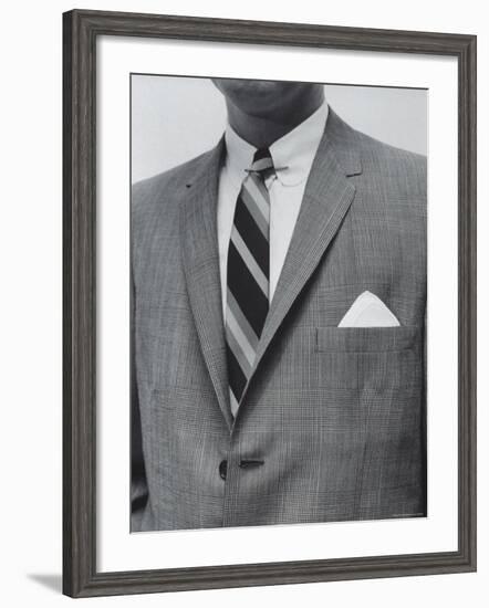 Model Wearing Proper Fashion Suit-Nat Farbman-Framed Photographic Print