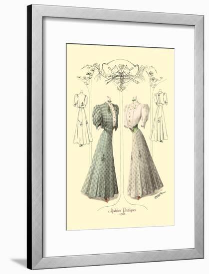 Modeles Pratiques: Nautical Fashions-null-Framed Art Print