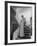 Modeling a Custom Made Evening Gown-Nina Leen-Framed Photographic Print