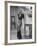 Modeling a Custom Made Evening Gown-Nina Leen-Framed Photographic Print