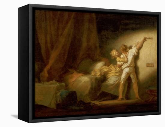 Modello Version of le Verrou-Jean-Honoré Fragonard-Framed Premier Image Canvas