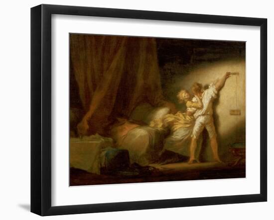 Modello Version of le Verrou-Jean-Honoré Fragonard-Framed Giclee Print