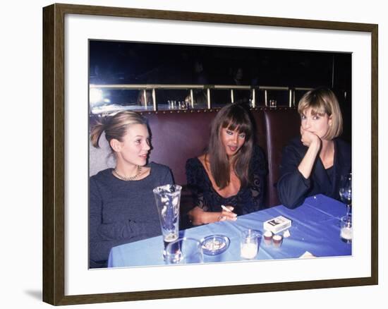 Models Kate Moss, Naomi Campbell and Linda Evangelista-David Mcgough-Framed Premium Photographic Print