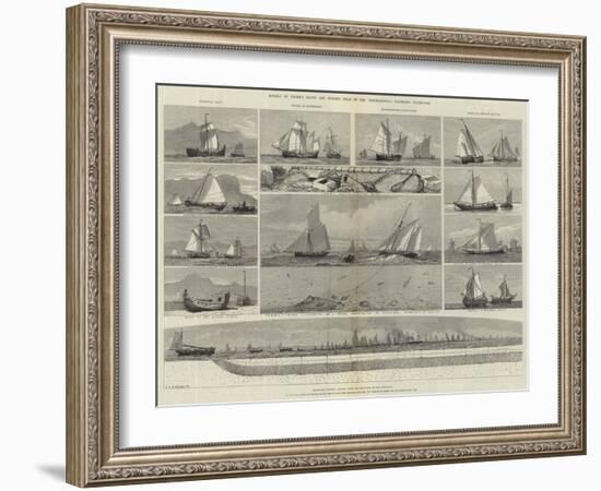 Models of Fishing Boats and Fishing Gear in the International Fisheries Exhibition-George Henry Andrews-Framed Giclee Print