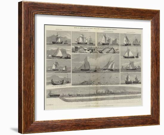 Models of Fishing Boats and Fishing Gear in the International Fisheries Exhibition-George Henry Andrews-Framed Giclee Print