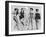 Models Sunbathing, Wearing Latest Beach Fashions-Nina Leen-Framed Photographic Print