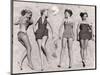 Models Sunbathing, Wearing Latest Beach Fashions-Nina Leen-Mounted Photographic Print