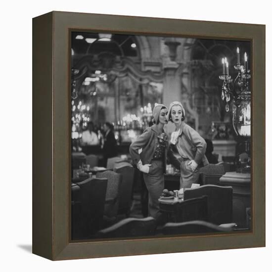 Models Wearing Latest Spring Fashions-Gordon Parks-Framed Premier Image Canvas