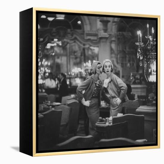 Models Wearing Latest Spring Fashions-Gordon Parks-Framed Premier Image Canvas