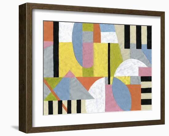 Modern Abstract - Bold-Lottie Fontaine-Framed Giclee Print