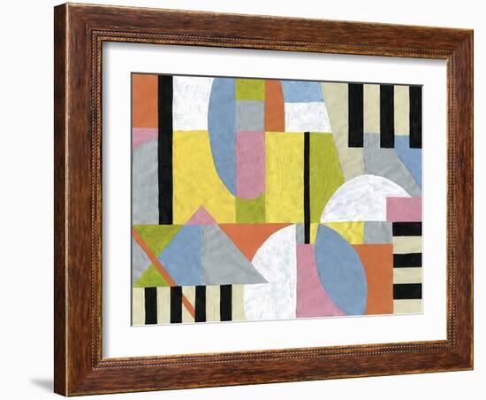 Modern Abstract - Bold-Lottie Fontaine-Framed Giclee Print