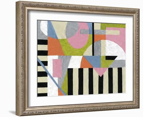 Modern Abstract - Bright-Lottie Fontaine-Framed Giclee Print