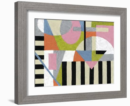 Modern Abstract - Bright-Lottie Fontaine-Framed Giclee Print