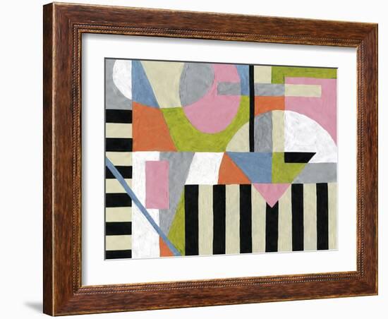 Modern Abstract - Bright-Lottie Fontaine-Framed Giclee Print