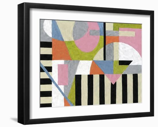 Modern Abstract - Bright-Lottie Fontaine-Framed Giclee Print