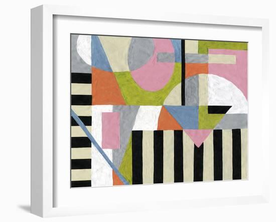 Modern Abstract - Bright-Lottie Fontaine-Framed Giclee Print