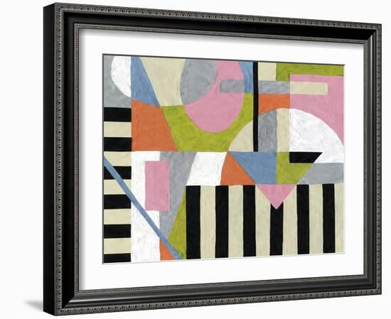 Modern Abstract - Bright-Lottie Fontaine-Framed Giclee Print