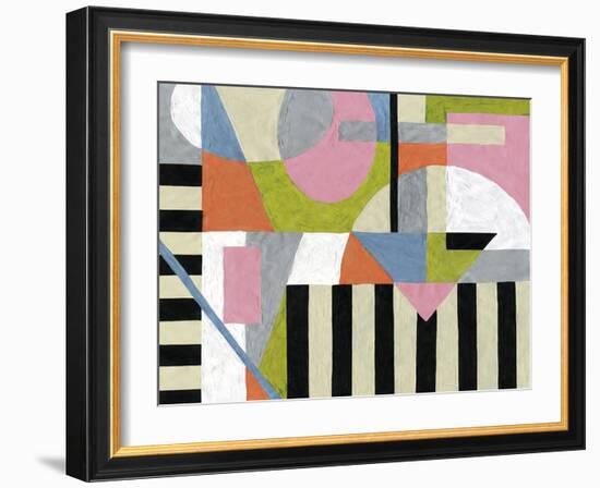 Modern Abstract - Bright-Lottie Fontaine-Framed Giclee Print