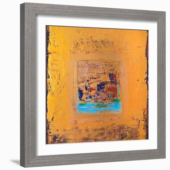 Modern, Abstract, Contemporary, and Original Painting Texture.-artistaV-Framed Photographic Print