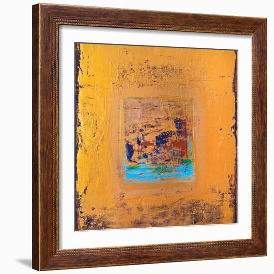 Modern, Abstract, Contemporary, and Original Painting Texture.-artistaV-Framed Photographic Print