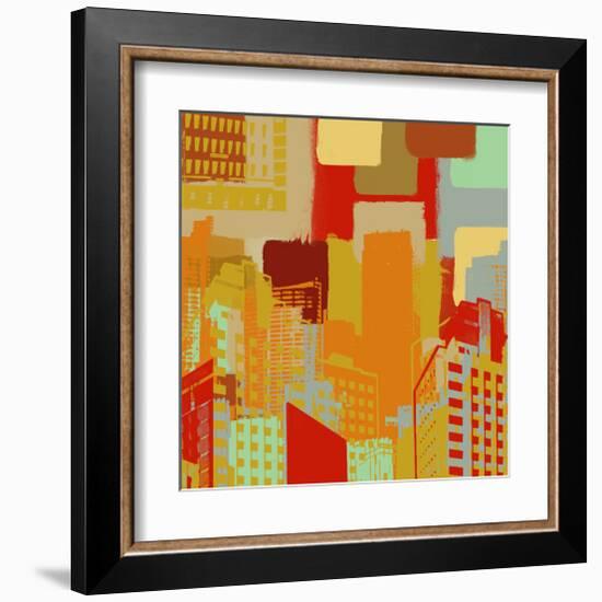 Modern and Resort Living-Yashna-Framed Art Print