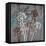 Modern Aqua Floral 2-Filippo Ioco-Framed Stretched Canvas