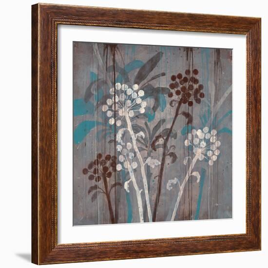 Modern Aqua Floral 2-Filippo Ioco-Framed Art Print