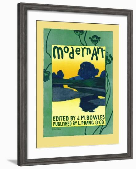 Modern Art Edited By J. M. Bowles-Arthur W Dow-Framed Art Print