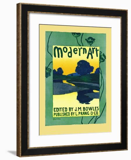 Modern Art Edited By J. M. Bowles-Arthur W Dow-Framed Art Print