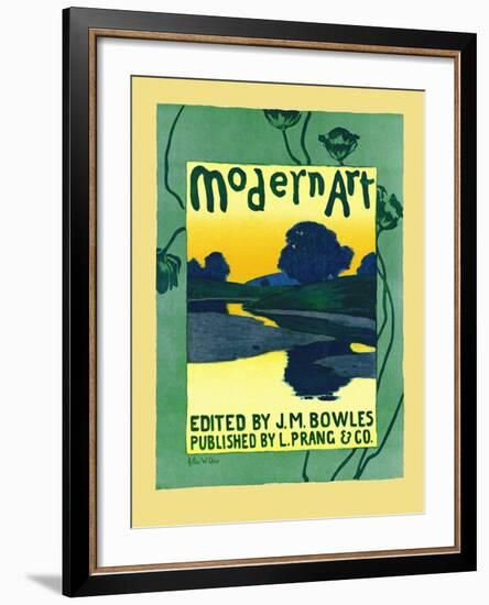 Modern Art Edited By J. M. Bowles-Arthur W Dow-Framed Art Print