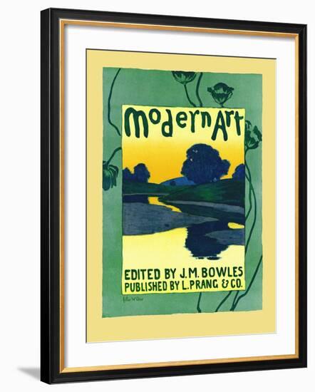 Modern Art Edited By J. M. Bowles-Arthur W Dow-Framed Art Print