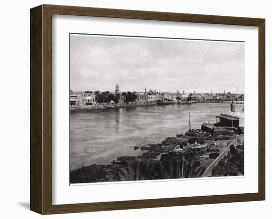 Modern Baghdad, the City of Caliphs, Iraq 1925-A Kerim-Framed Giclee Print