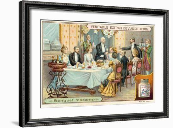 Modern Banquet-null-Framed Giclee Print