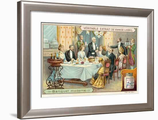 Modern Banquet-null-Framed Giclee Print