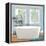 Modern Bath 3-Taylor Greene-Framed Stretched Canvas